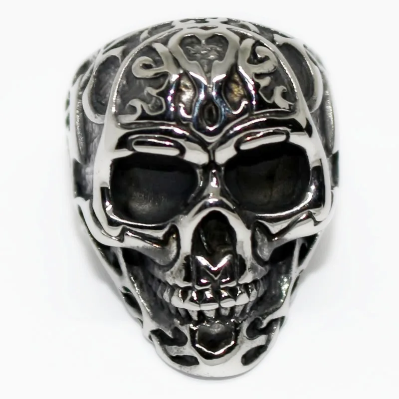 LISTE &amp LUKE поддержка прямых поставок Летающий орел Байкер кольцо Призрак Череп 100%