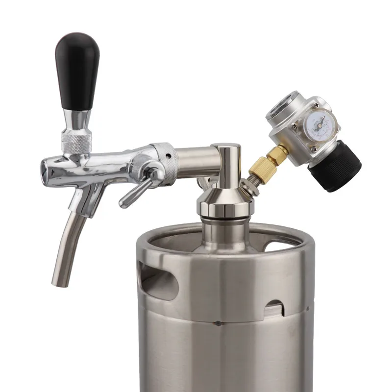 Диспенсер для пива из нержавеющей стали копье и регулятор газа Co2 0 30 PSI набор