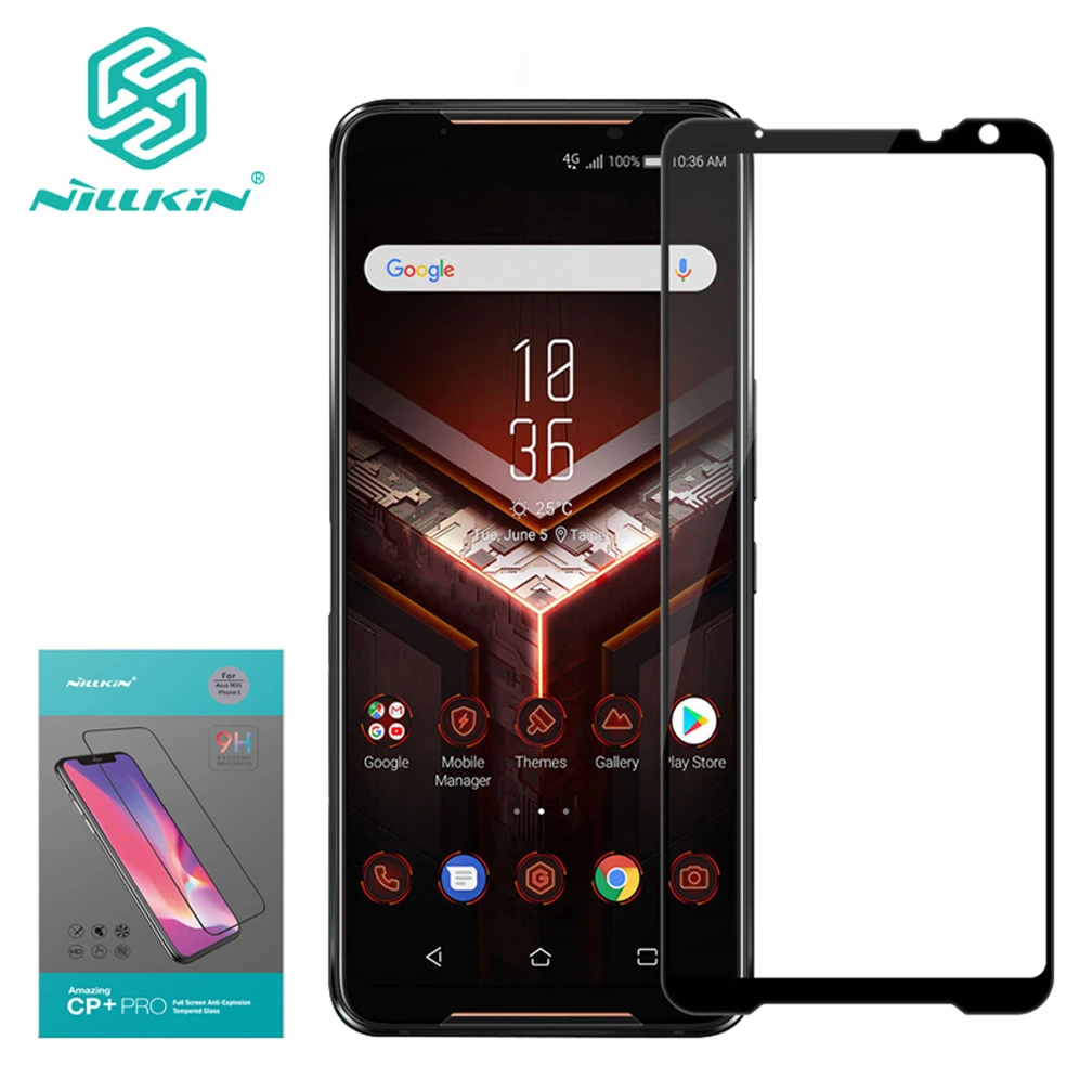 Защитное стекло Nillkin для Asus ROG Phone II полноэкранная защита закаленное