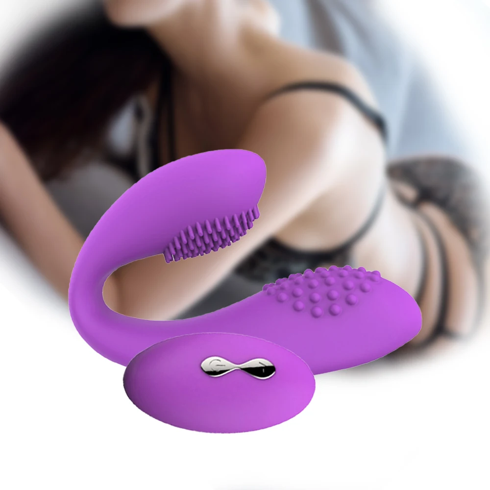 Беспроводной вибратор имитация точки G Анальный с двойной головкой секс-игрушки