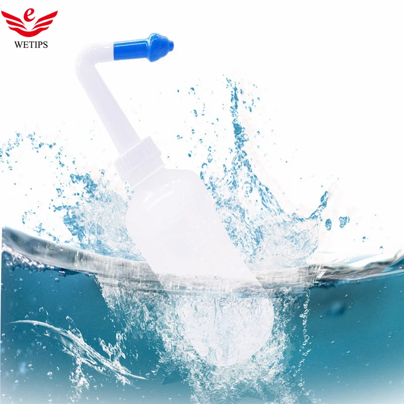 WETIPS Portable Nasal Wash Kit Sinus Nose Cleaner Replacement Tips Handheld Sinus Rinse Kit Tratamento Do Nariz Nose Cleaning
