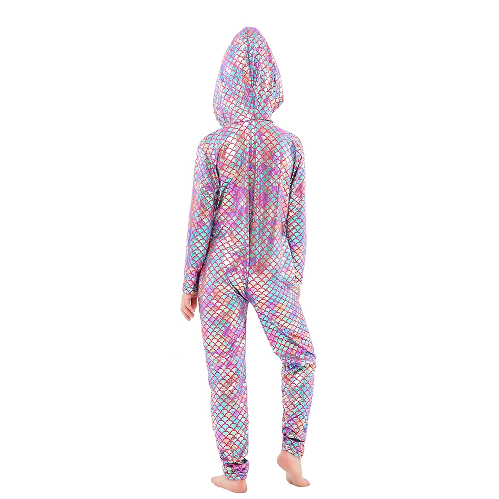 Комбинезон для девочек Радужный с единорогом на Возраст 4 12 лет| |