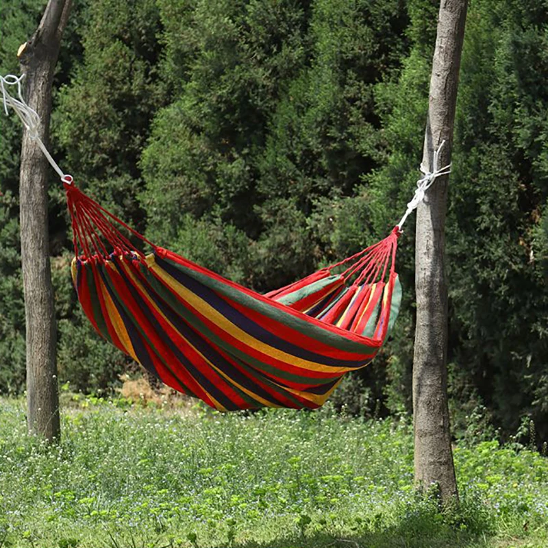 Открытый Кемпинг парк путешествия гамак подвесная кровать повседневная
