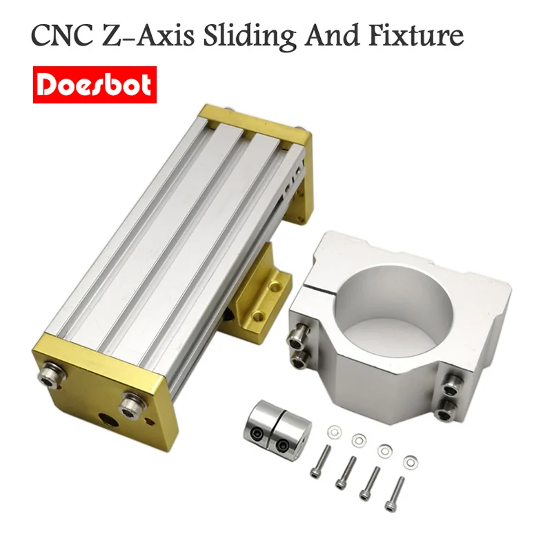 CNC Z-Axis Sliding Table And 52mm Spindle Fixture 3018 Engraving Machine Upgrade DIY Metal Kits | Инструменты
