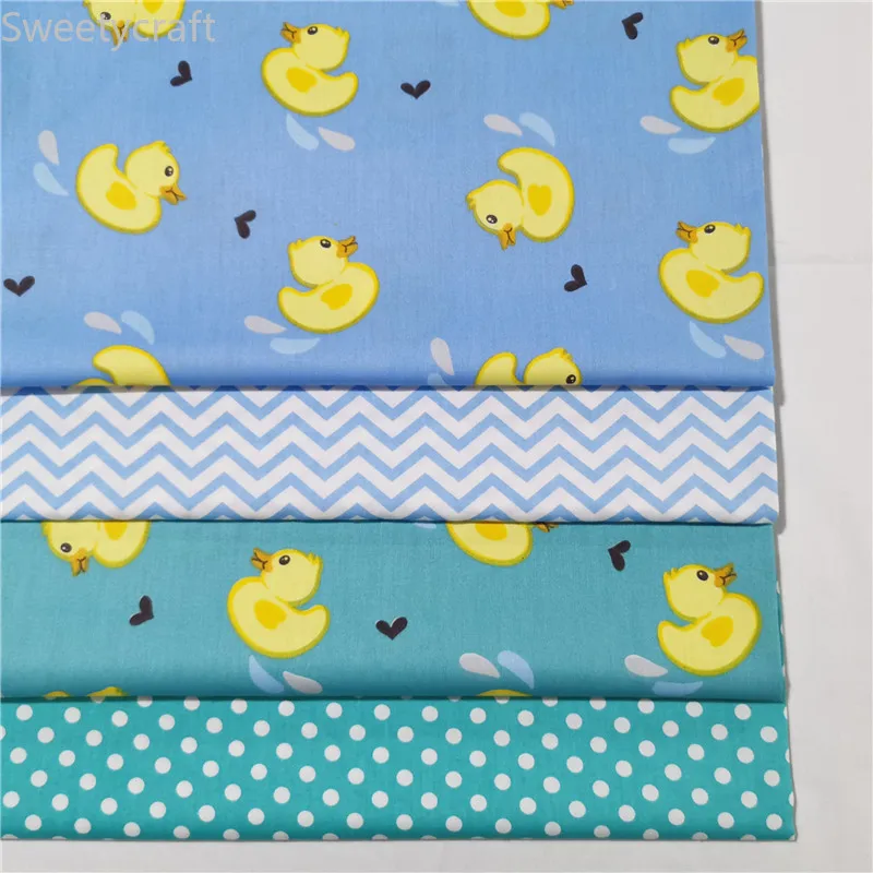 

160cmX10M Duck Printed Fabric tissus telas Cotton Fabrics Tecido DIY Sewing Dress Handmade Sewing patchwork Accessories Cloth