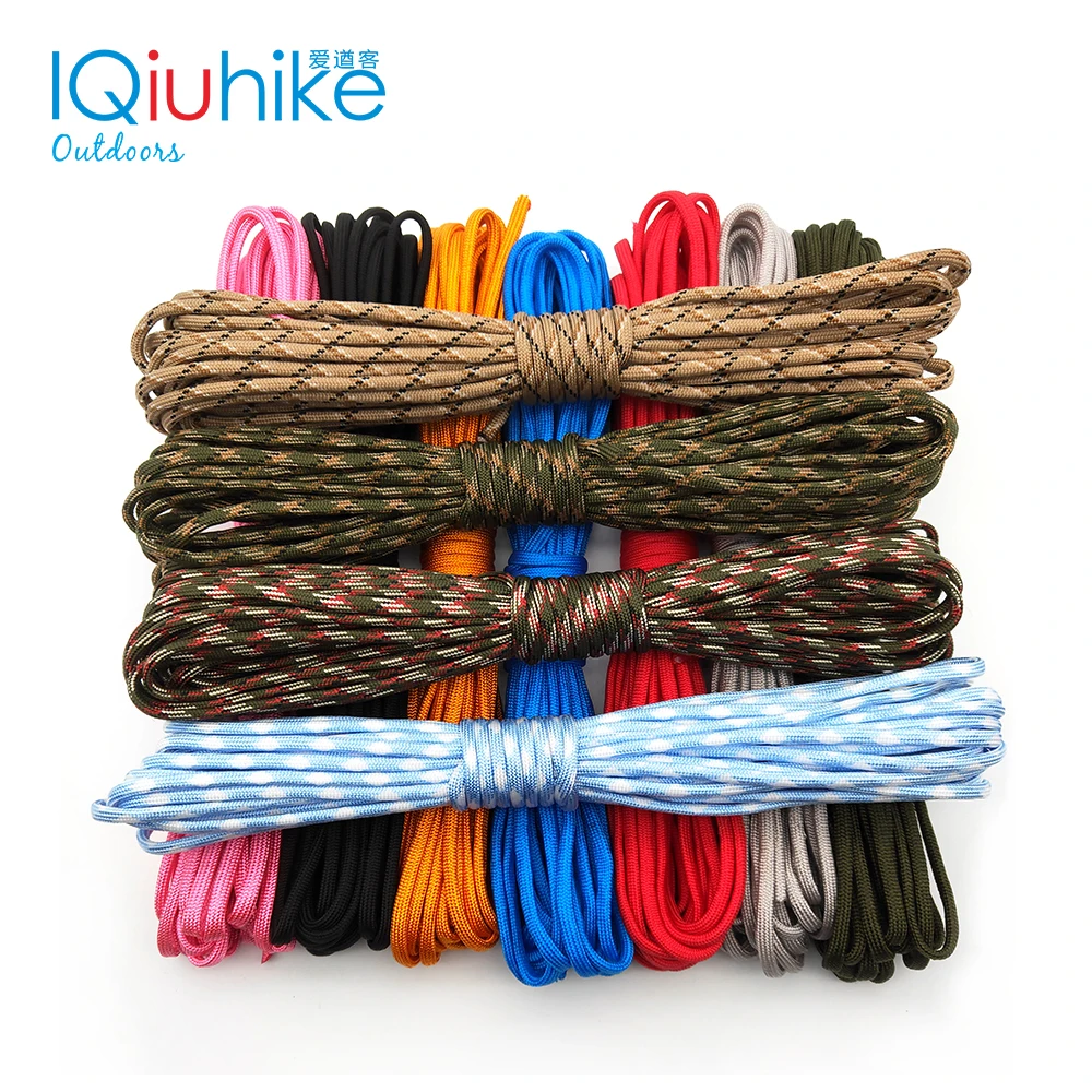 Paracord 550 Type III 7 Strand Survival Rope, Mil Spec Climbing Camping Lanyard - 5M, 10M, 20M, 31M Parachute Cord image 2