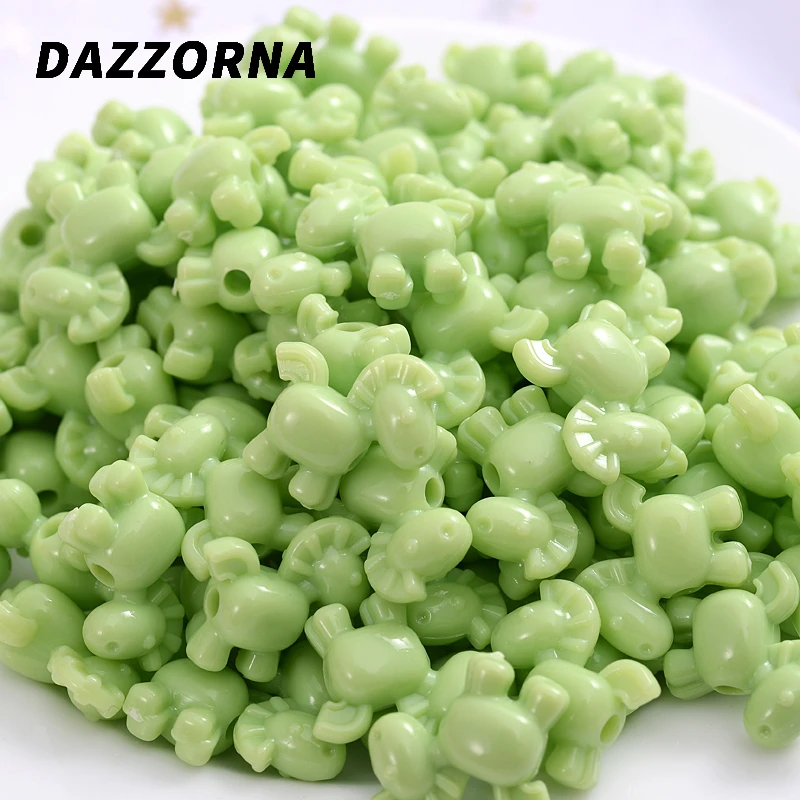 Модные Акриловые Бусины 8 цветов 30 шт./упак. в форме милой лошади из мультфильма