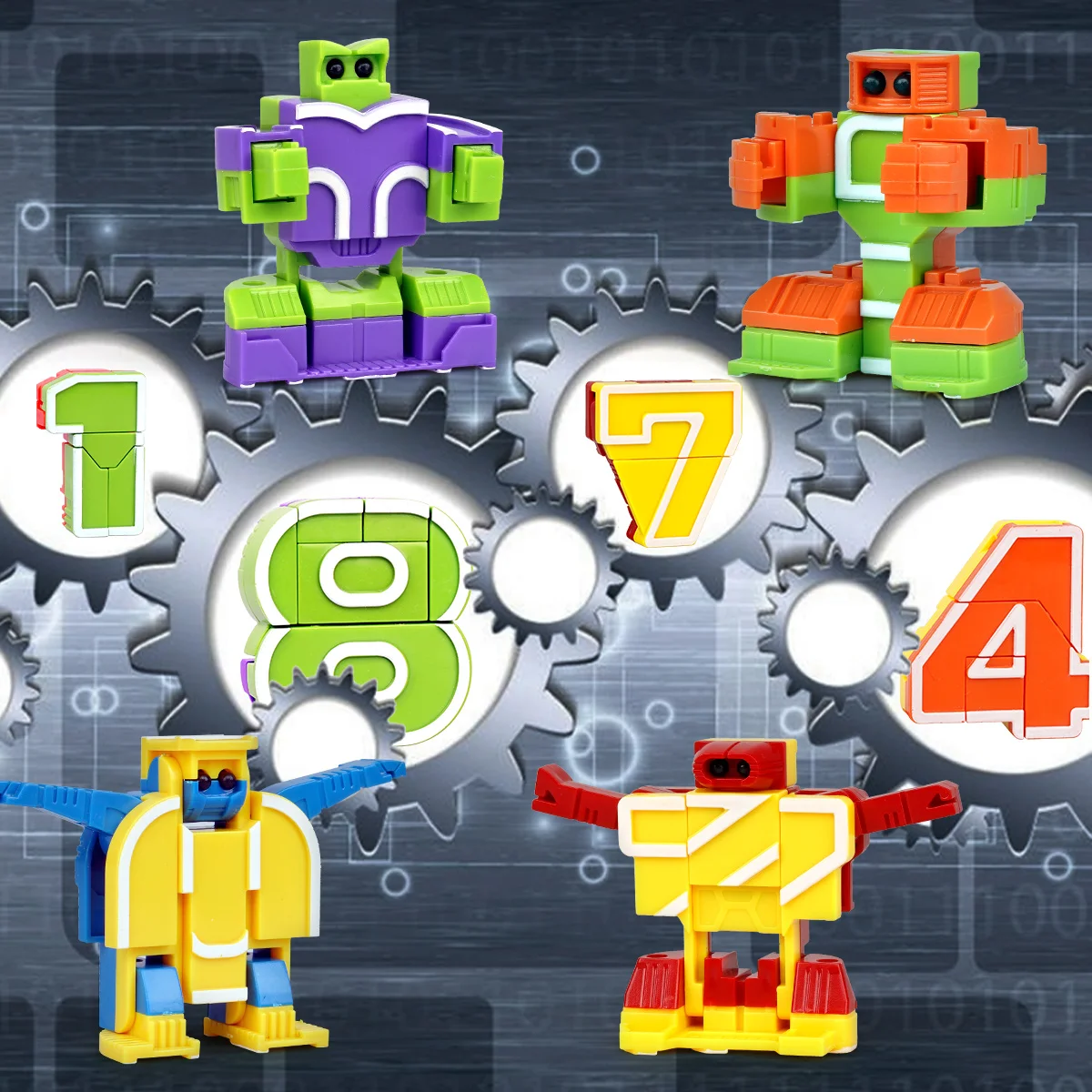 Волшебные цифры креативные блоки сборка обучающих блоков экшн-фигурка