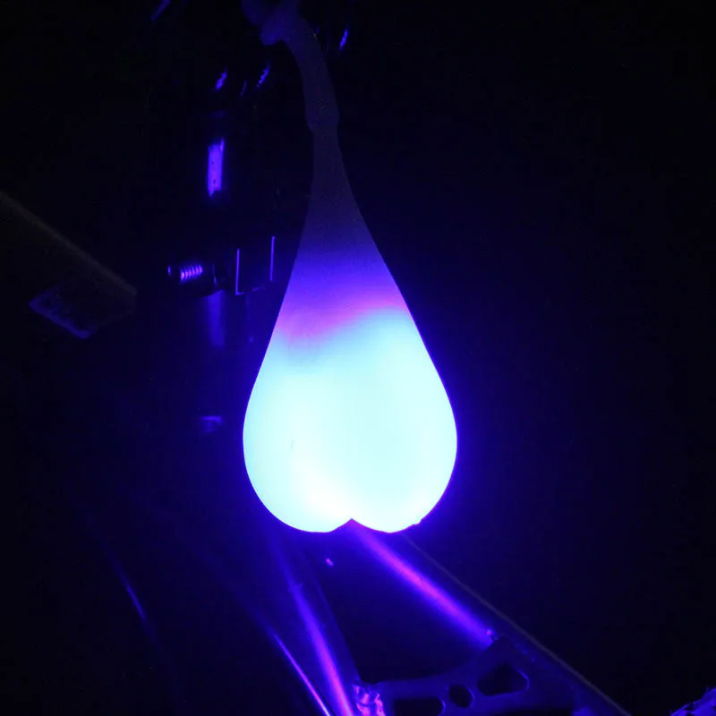 Велосипед светильник в форме сердца Форма Велоспорт шарики хвост