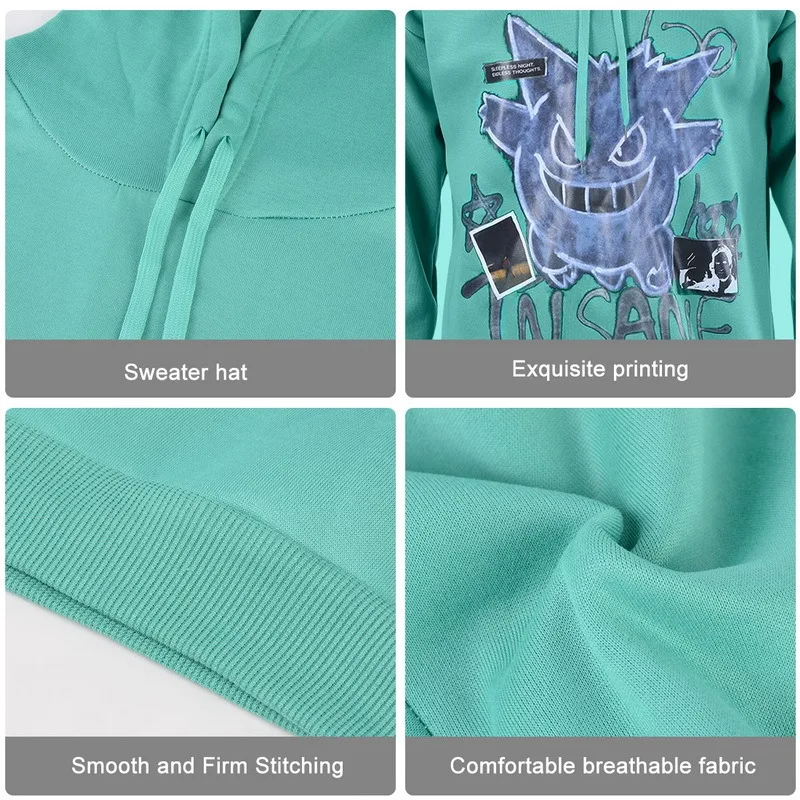 

Printed Goast Clothes Men Hoodies/sweatshirts Harajuku Fashion Hooded Autumn Long Sleeve Pullover Hoodies Tops 2021