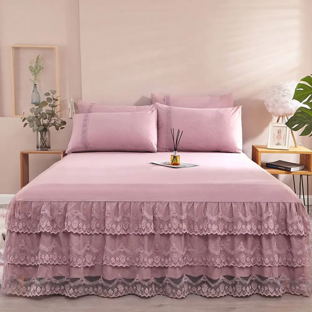 

Chinese Style Washed Cotton Thicken Mattress Cover Mattress Protector Topper Pad Soft Fitted Sheet Not Including Pillowcase