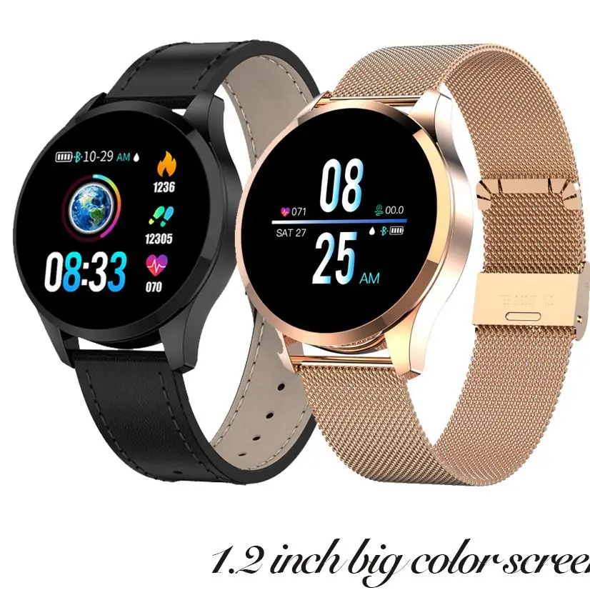 

Новый смарт-браслет Q9, водонепроницаемые Смарт-часы с напоминанием о сообщениях и вызовах, мужские и женские часы с пульсометром, модный фит...