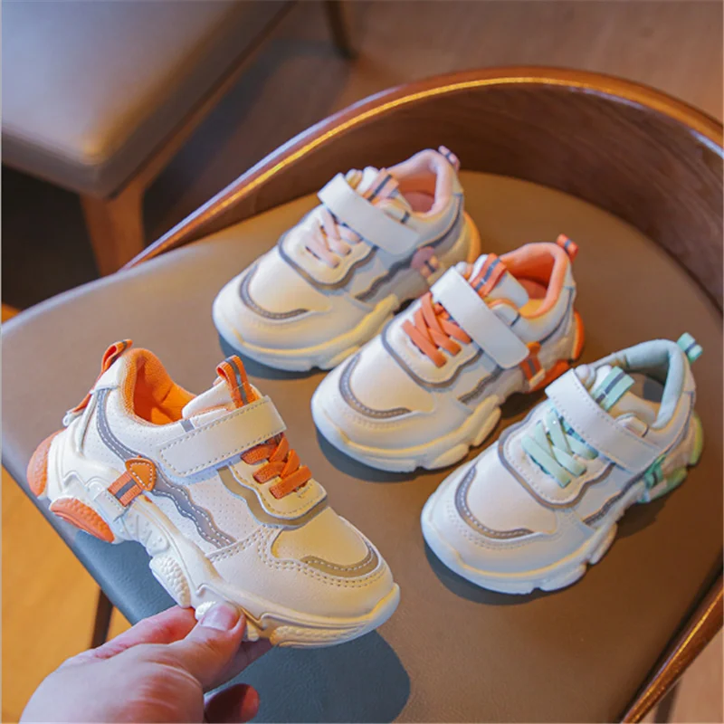 Удобные кожаные кроссовки Сезон осень-зима Модная Универсальная кожаная обувь