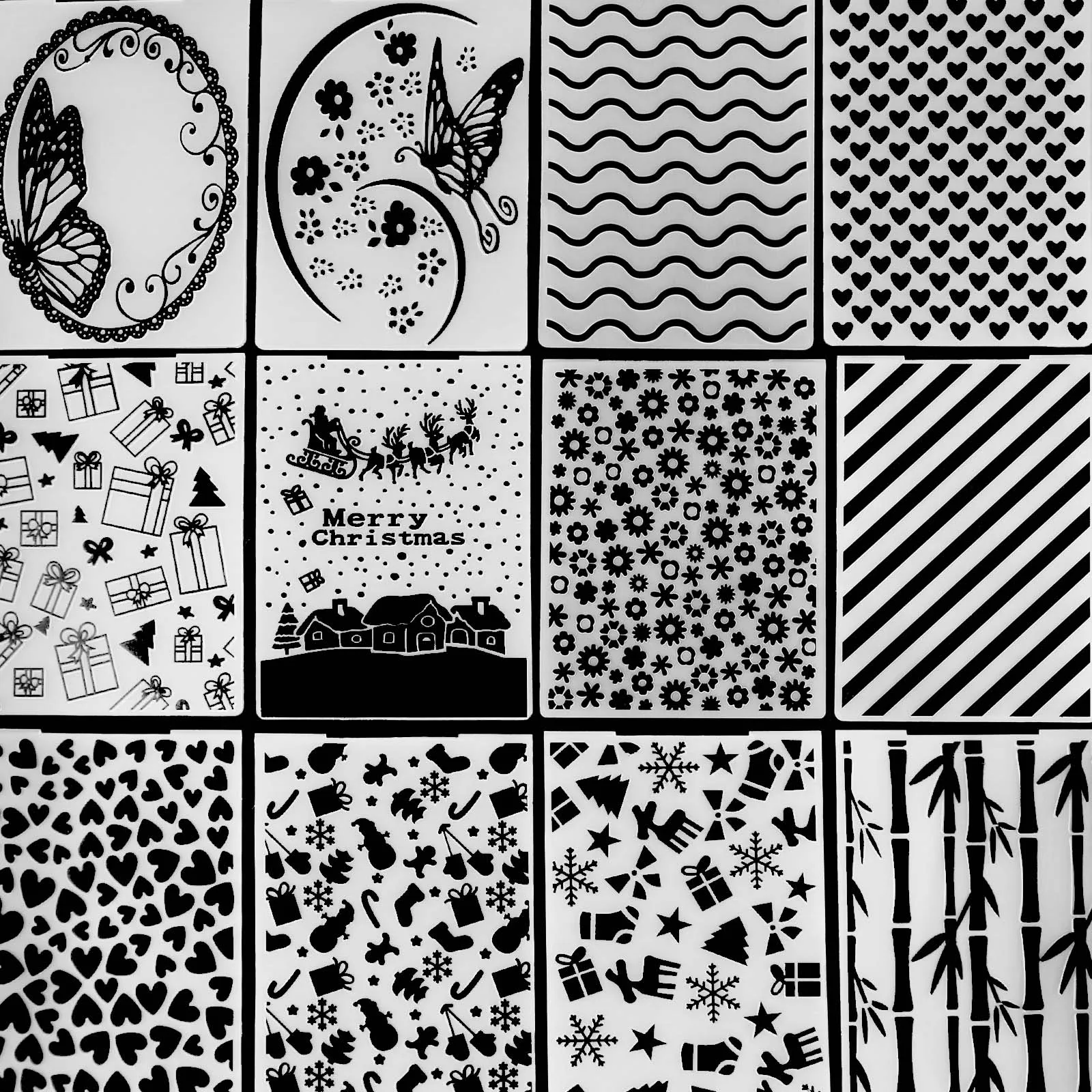 DABOXIBO разнообразные пластиковые фотообои для изготовления открыток/DIY