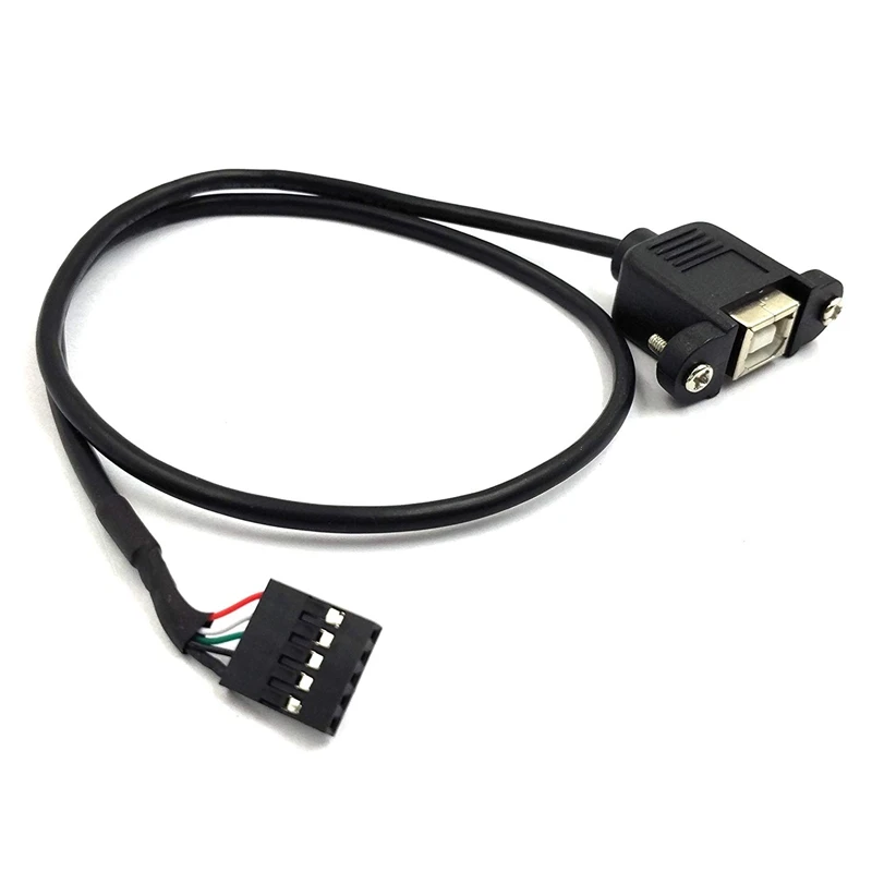 50 см 5 Pin Материнская плата женский заголовок к USB Type B Женский адаптер Дюпон