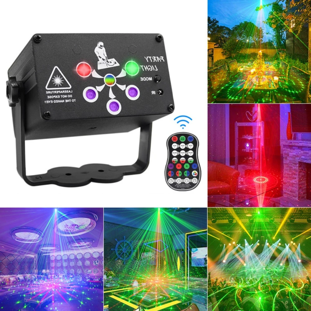 

Rechargeable Christmas Projection Lamp Led Dream Rotating Flash Party Special Lamp Disco Holiday Atmosphere Light Laser Light