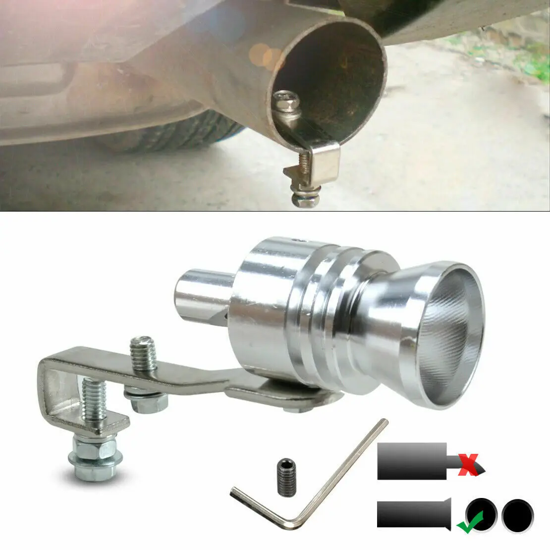 Выдувной клапан шумоподавляющий выхлопной трубопровод для автомобиля