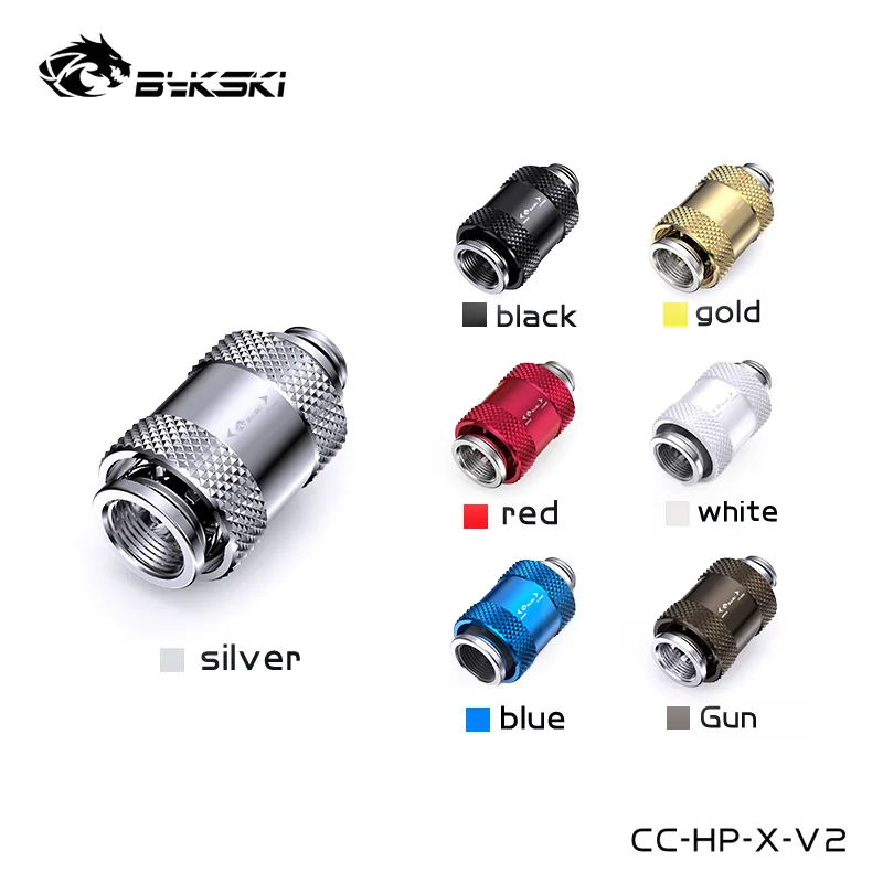 Водяной клапан Bykski штырь-гнездо для выключателя водяного охлаждения жидкости