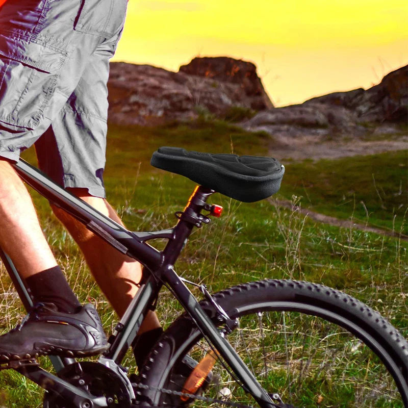 

Cycling Bike Saddle Soft Cushion Bicycle Seat Cover Riding Cover Breathable Gel Narrow Bicycle Gel Cushion Road Bike Soft