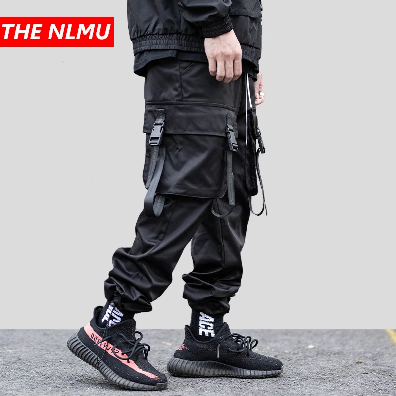 Брюки султанки мужские с эластичным поясом дизайнерские брюки в стиле панк/хип