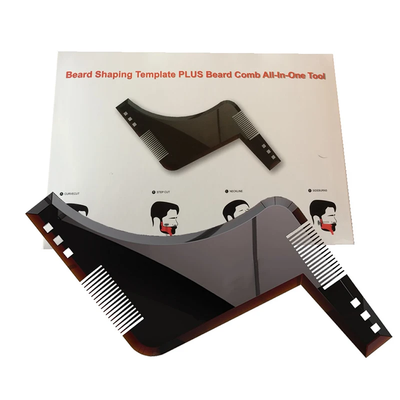 Новый шаблон для формирования бороды Расческа Бро инструмент сексуальный