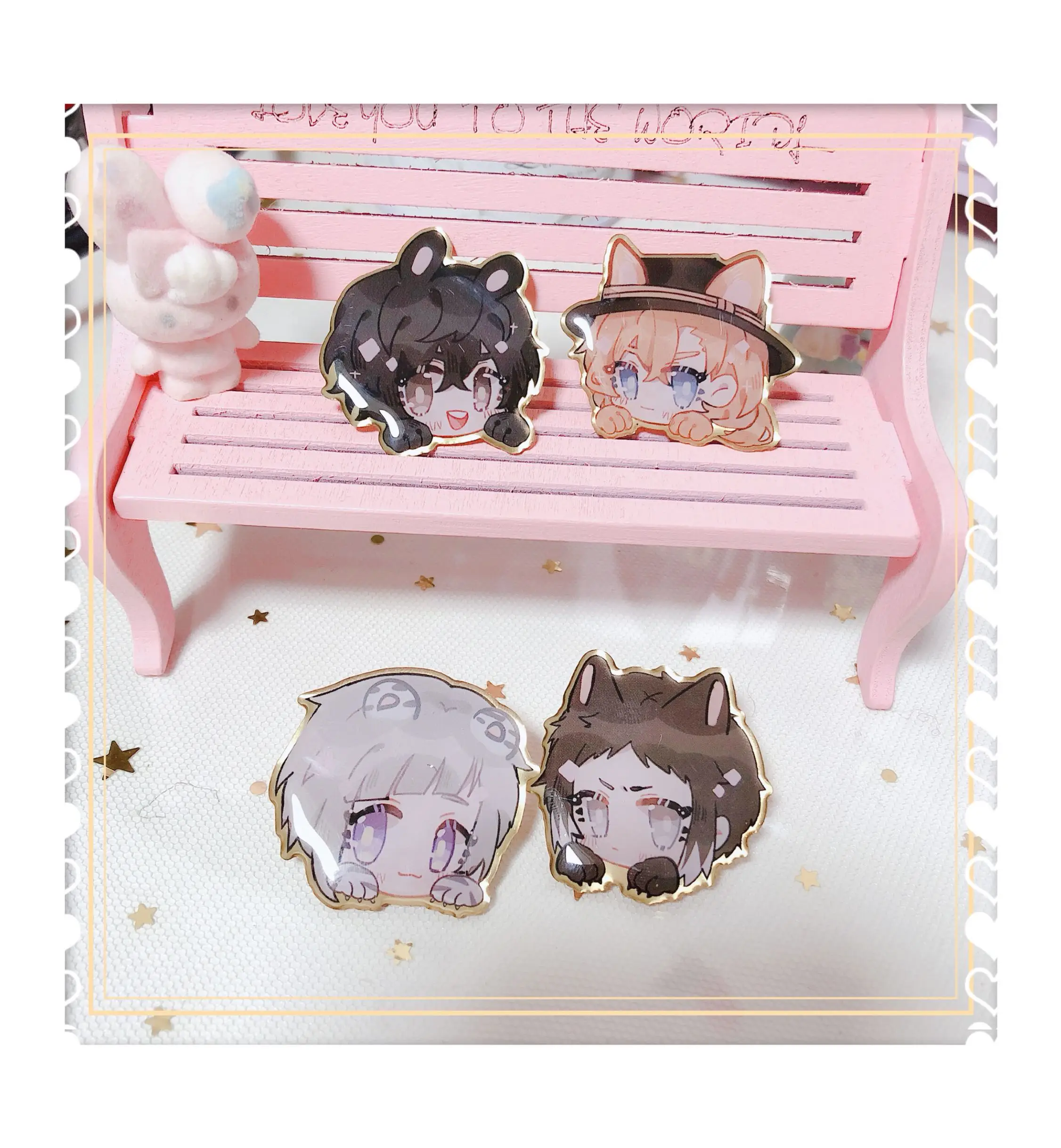 Аниме Godzilla дазай Осаму Накаджима Ацуши рисунок 4575 значок брошь на кнопке подарки