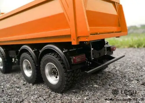 LESU MAN 1/14 Масштаб RC 8x8 гидравлическая модель грузовик с I6S радио мотор сервопривод