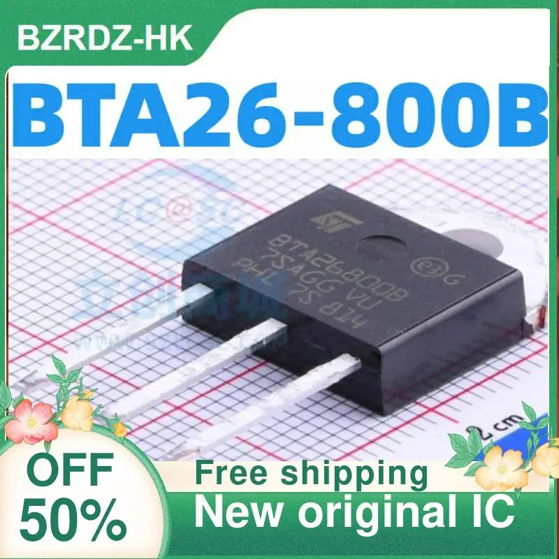 

2-10PCS/lot BTA26-800B 25A800V TO-3P New original IC