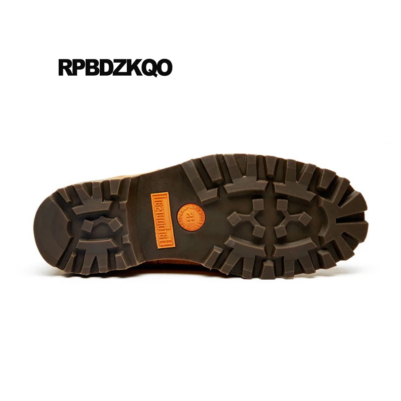 желтый мех зимняя дизайнер обувь мужчины высокого качества Первый слой кожи