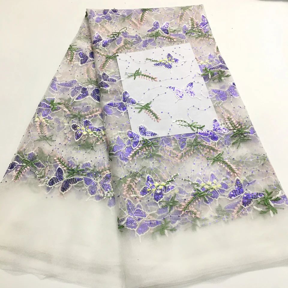 2021 новейшая африканская кружевная ткань высокого качества вышитая блестками