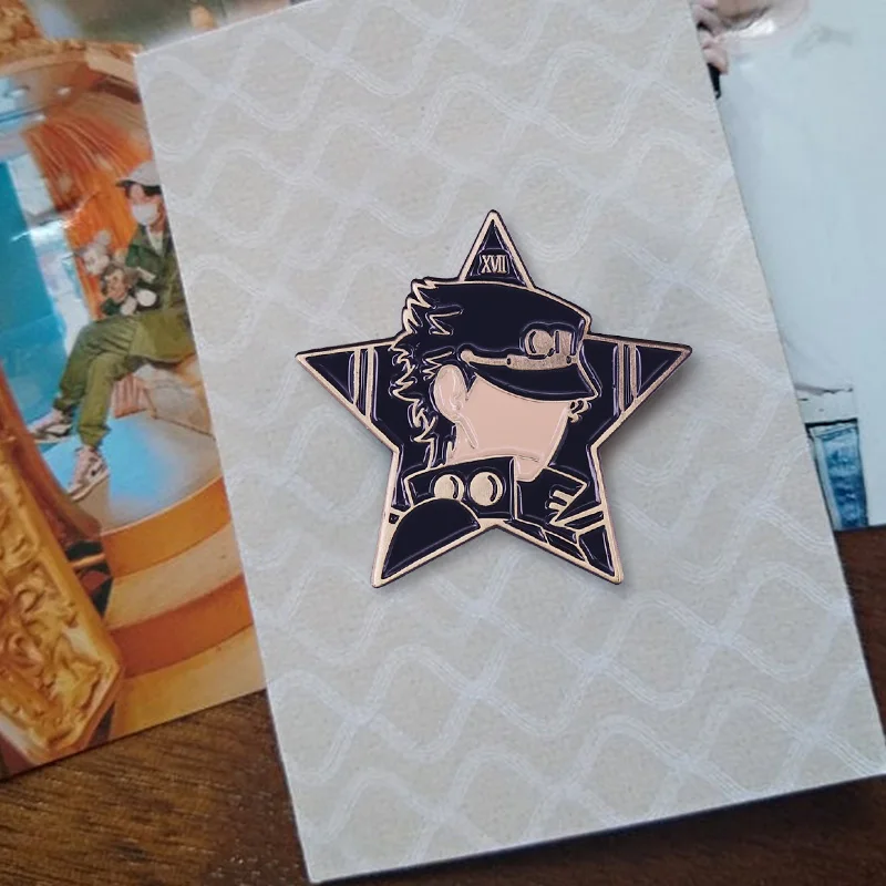 Бейдж с невероятными приключениями Джоджо хирохико Араки манга крутая булавка