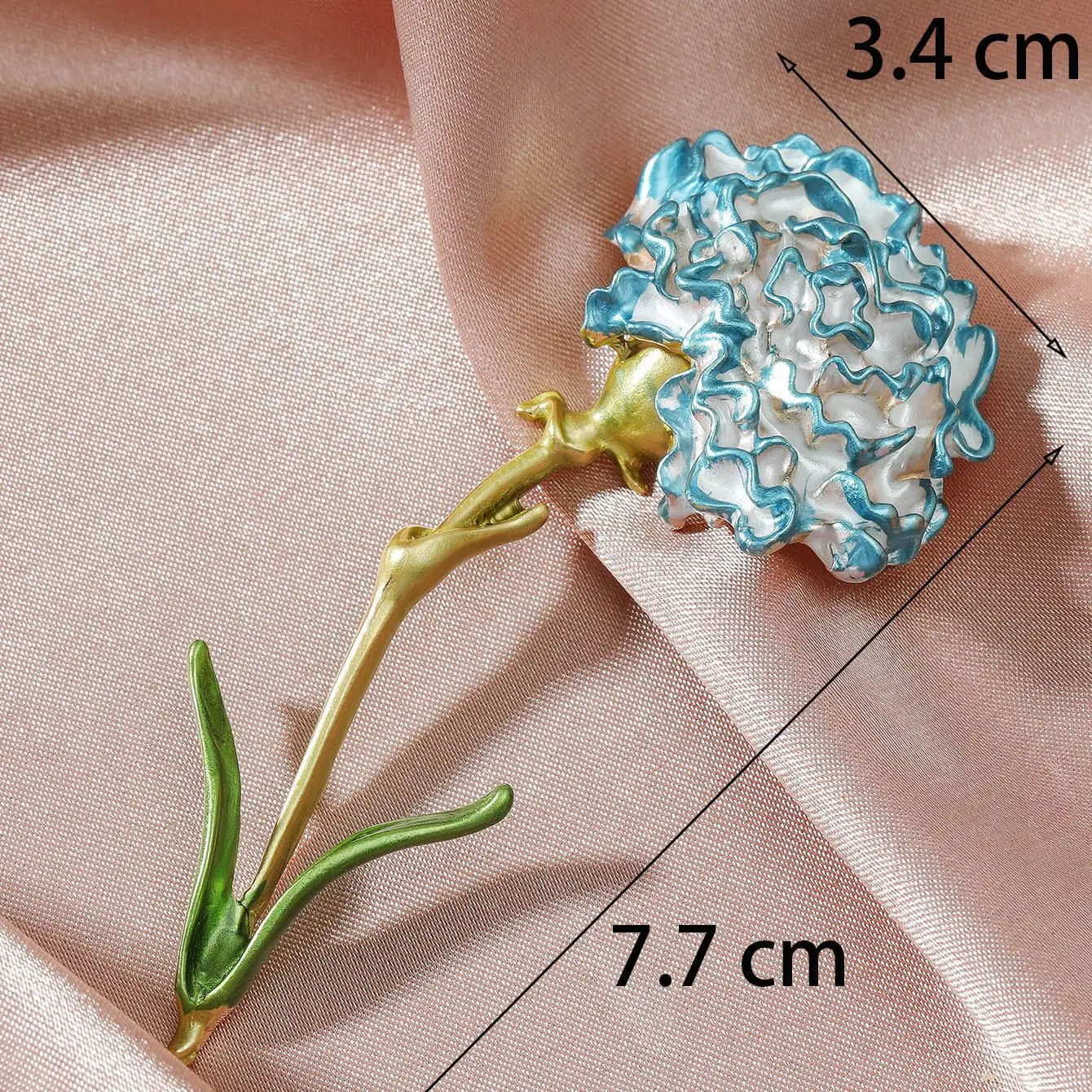 Новинка популярный дизайн золотые капли масло цветок искусственные ювелирные