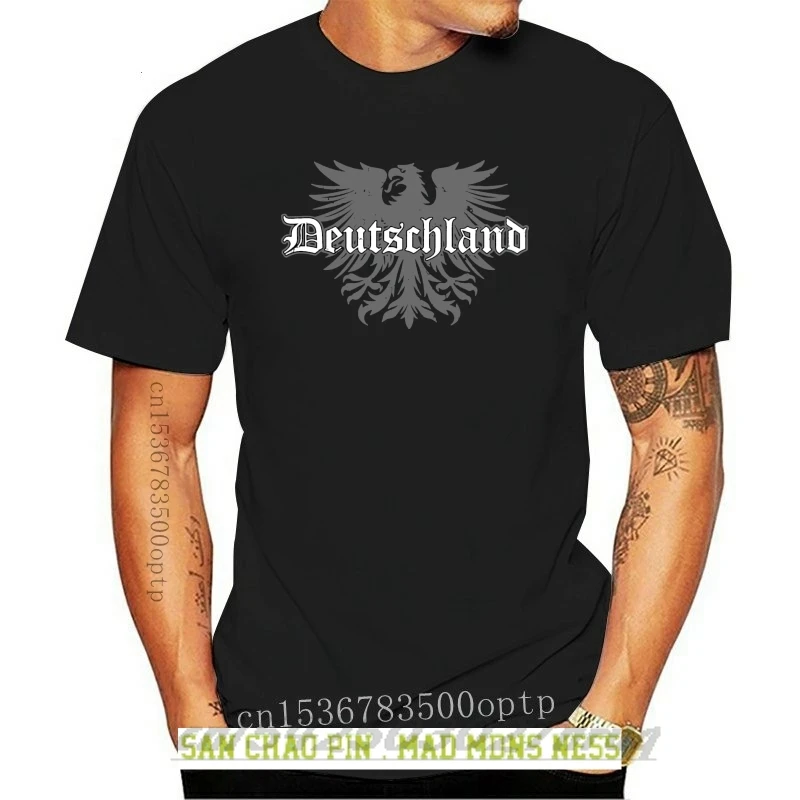 

2020 Men Fashion Hipster Summer Mens T Shirt Deutschland Eagle T-Shirt German Printed Tee Shirt