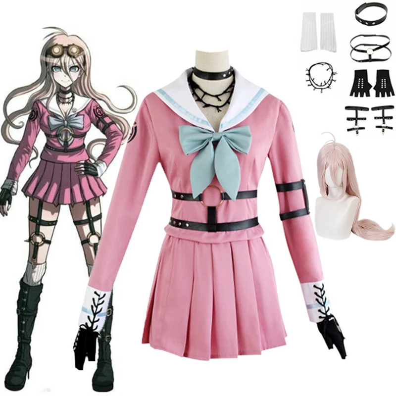 Костюм Школьная женская из аниме Danganronpa V3: Killing Harmony костюм для косплевечерние