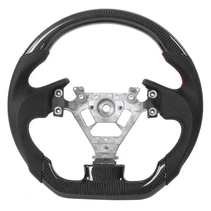 

Custom Carbon Fiber Steering Wheel Nappa Perforated Leather fit for Infiniti G35 2003 2004 2005 2006 2007