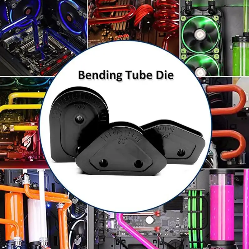 

FREEZEMOD 3pcs Tube Bender Mould 45/90/180 Degree Acrylic Hard Tube Bending Tool Set PETG Hard Tube Water Cooler Gadget