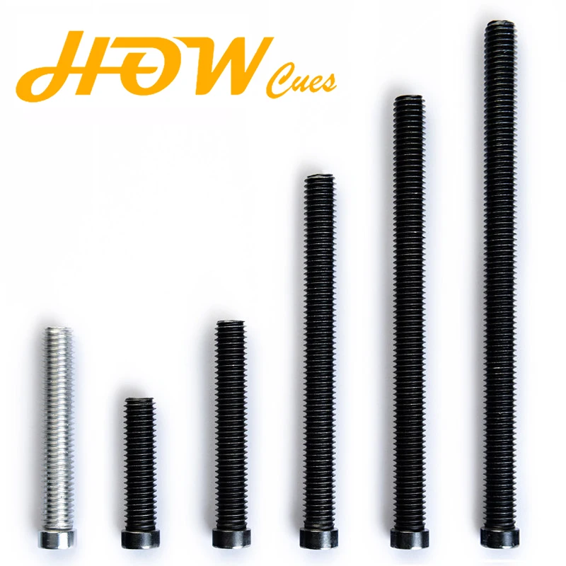 HOW Genuine Accessories Pool Cue Bolt Billiard Black 8 Weight Screw Billar Multiple Options ONLY For How Cues | Спорт и развлечения
