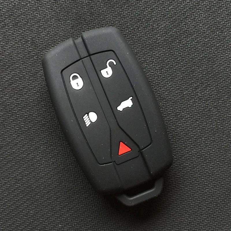 Силиконовый чехол для автомобильного ключа Land Rover Freelander 2 5 кнопок|Футляр ключа| |