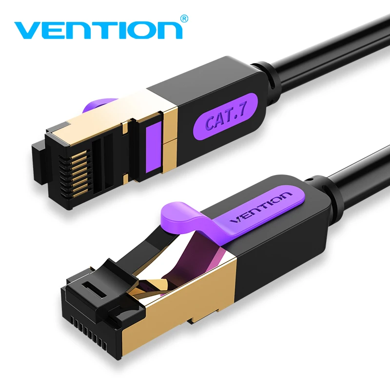 Vention Cat7 Ethernet Cable RJ45 UTP Round Lan Networking Patch Cord for Computer Router Laptop |