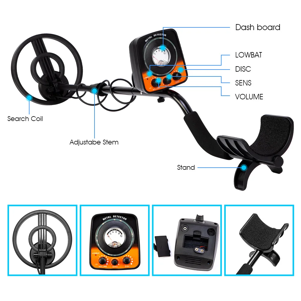 Gold Metal Detector Detection Underground MD-5021 Ferrous and Nonferrous MD5021 | Инструменты