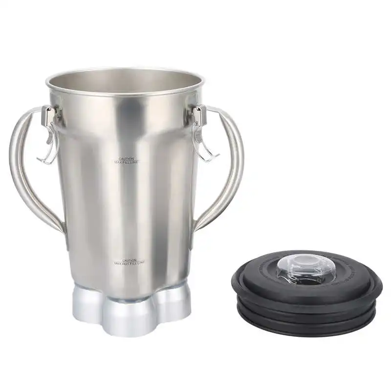 

4L Juicer 2-Handle Container with Blade Assembly Lid for CAC72 Commercial Blender New