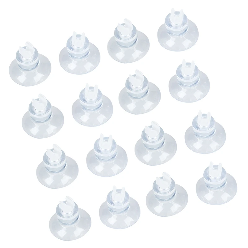 

20 Pcs Aquarium Clear Suction Cup Airline Tube Holders Clips Clamps