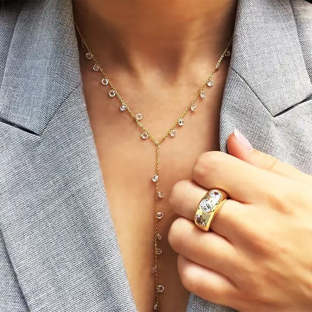 2021 уникальное сексуальное шикарное роскошное ожерелье с Y-образным рисунком