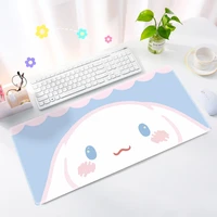 cute cartoon big ear dog mouse pad table mat office student gaming thickened large writing pad non slip cushion 80x30cm