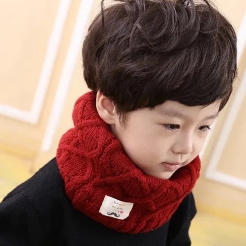 Детские шарфы 2020 зимний теплый детский шарф для мальчиков и девочек Вязаный