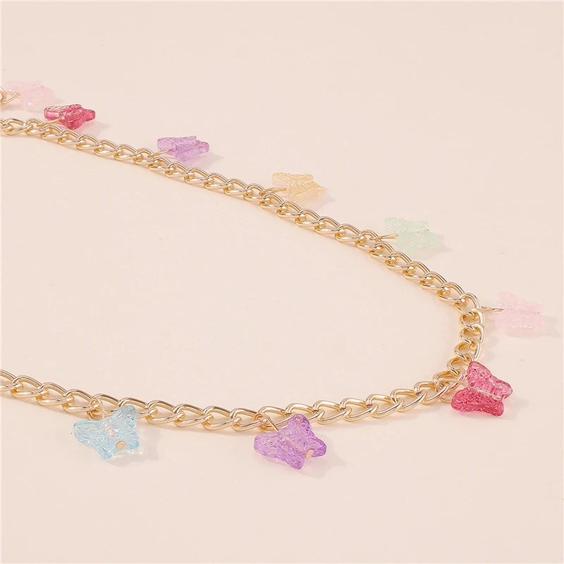 

Bikini Women Sexy Butterfly Pendant Chain Sequin Waist Chain Body Jewelry Belt Personality Fashion Body Chain 2021 New