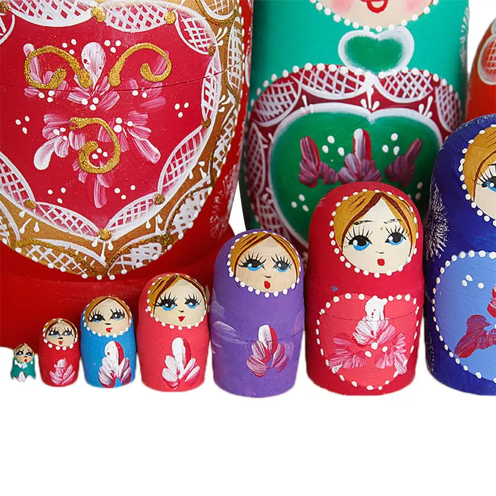 Детская Деревянная Игрушка-матрешка ручной работы 22 см | Игрушки и хобби