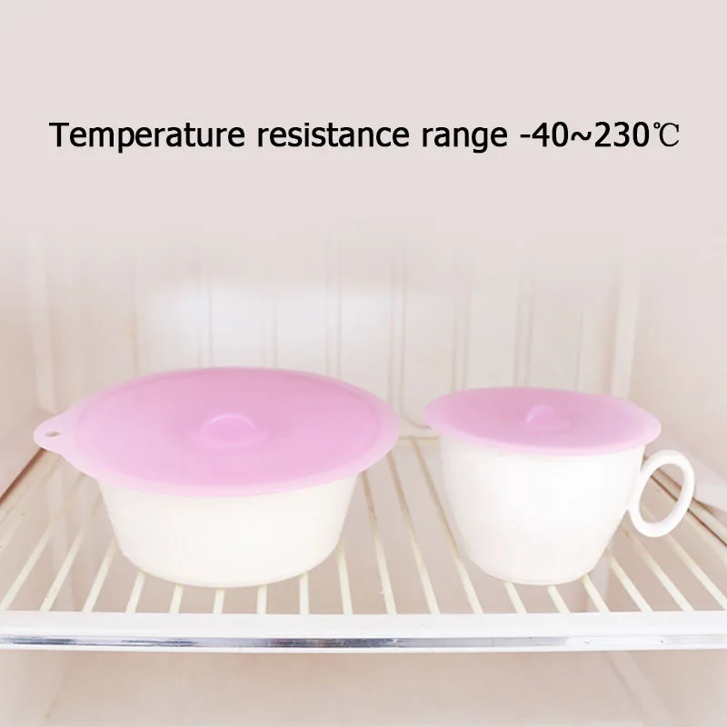 Силиконовые крышки чаши термостойкий чехол для микроволновой печи многоразовые