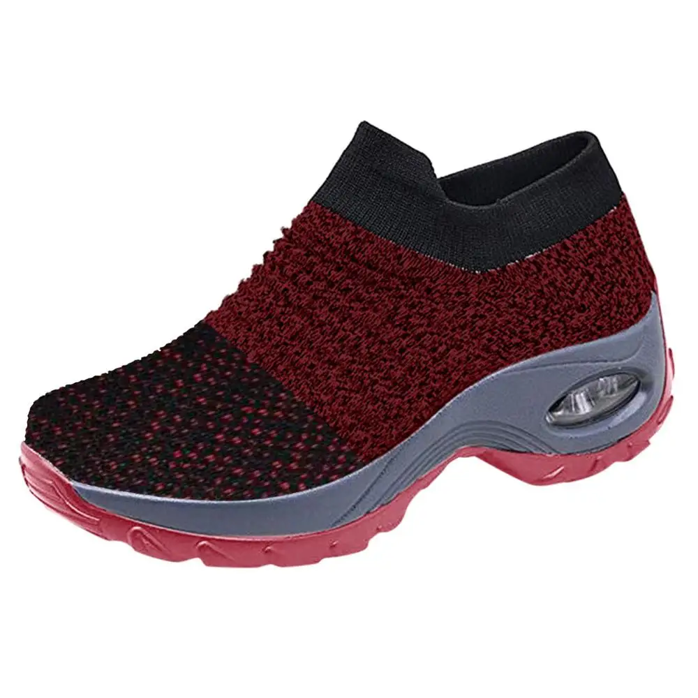 Красный Basket femme/женские кроссовки; легкая обувь на толстой платформе с воздушной подушкой; basket femme; женская обувь; zapatos de mujer;# ES - Цвет: Красный