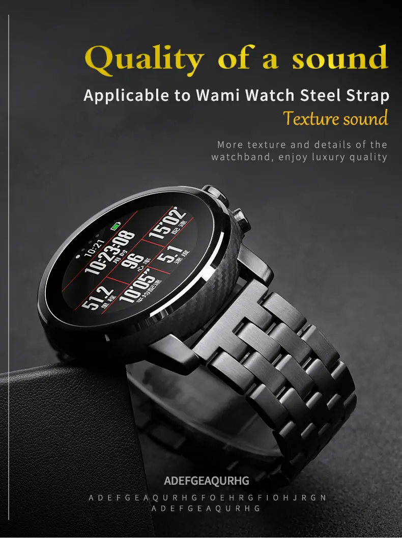 20/22 mm Metal Stainless Steel Watch band For Huawei Watch GT 2 Pro Magic Band Smart Watch Replacement Strap for Gear S3 Galaxy